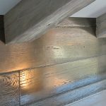 Parquet métallisé en argent